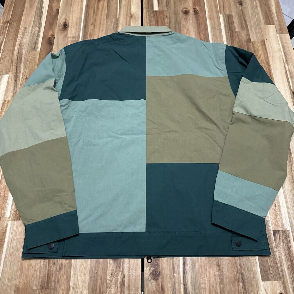 Market Jacket Mens M Gorp Patchwork Eden Full Zip Streetwear Lightweight NWT - Picture 6 of 9
